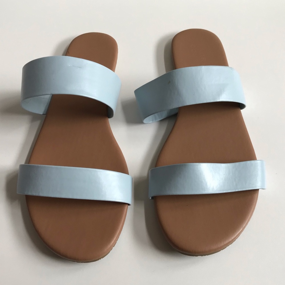Lauren Conrad sandals in the style Firefli LT BLUE